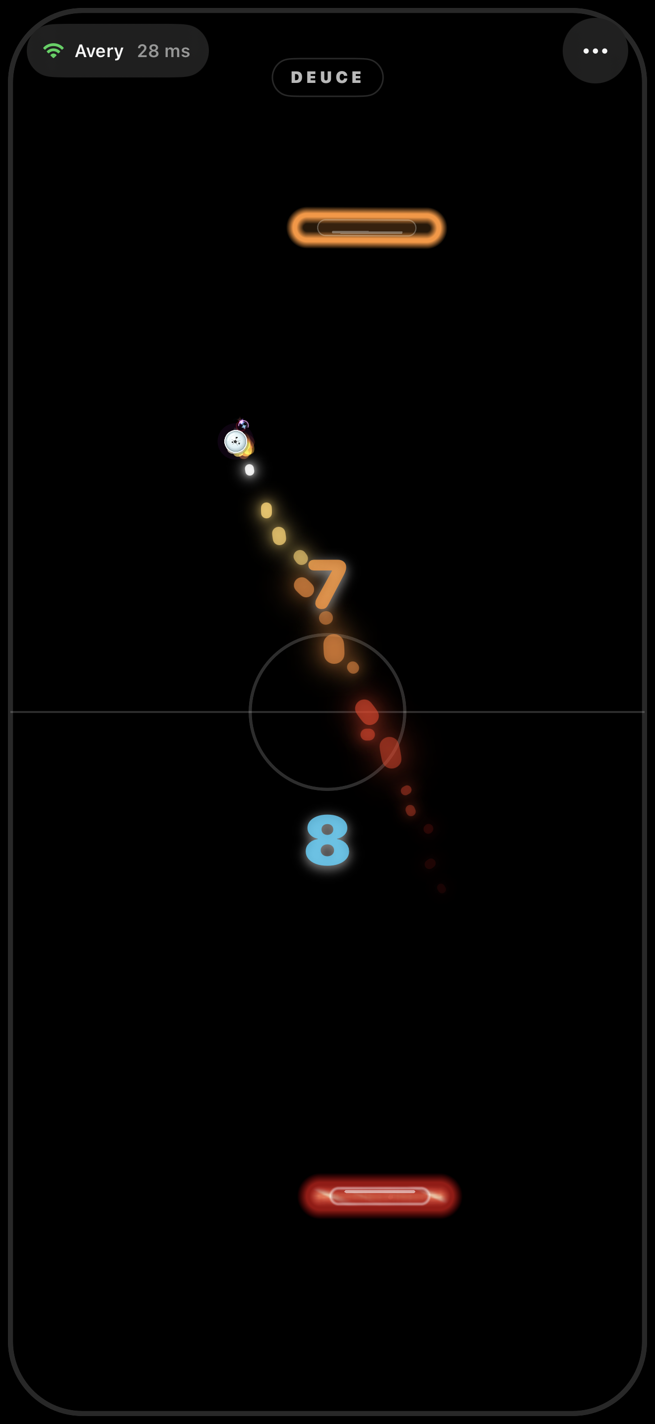 Live online Air Pong match